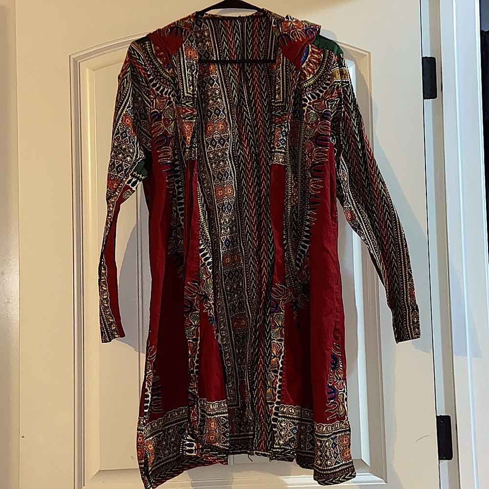 Red Hooded Dashiki